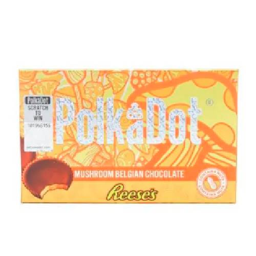 Reese’s PolkaDot Magic Mushroom Belgian Chocolate